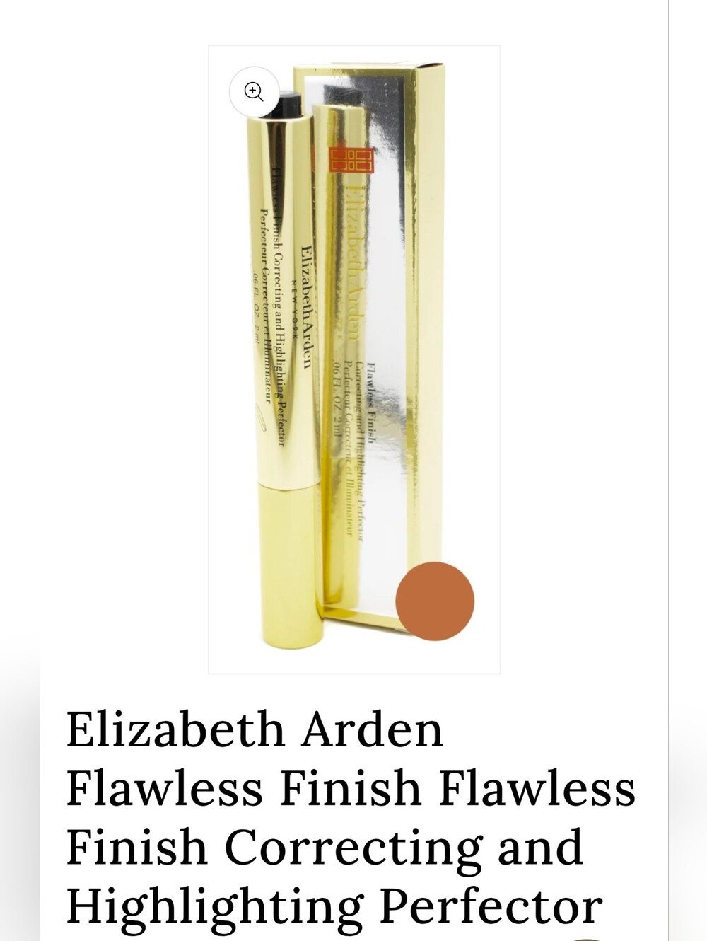 Elizabeth Arden Flawless Finish Correcting & Highlighting Perfector - Gold